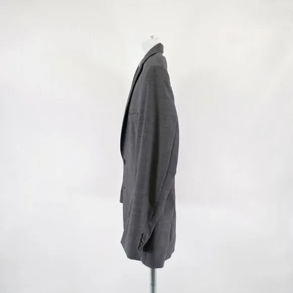 Lauren Ralph‎ Lauren Wool Gray Sharskin 46R Blazer 2 Button Tagged 48R